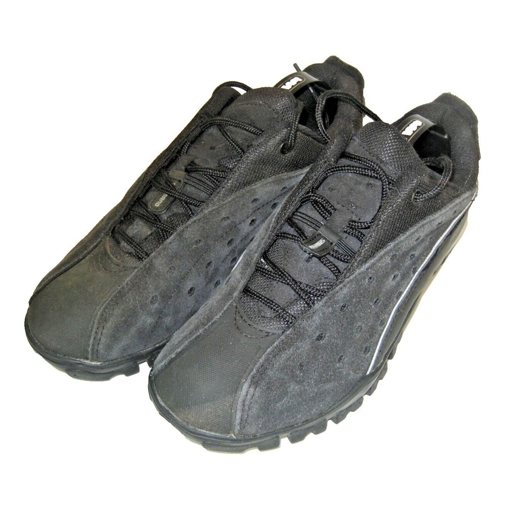 Mens Shimano SPD Black Cycling Biking Shoes w SM-SH51 Shimano Cleats sz 7